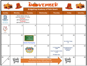 ✨  November 2025 Activity Calendar ✨